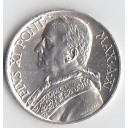 1932 - 5 lire argento Vaticano Pio XI San Pietro sulla barca BB+
